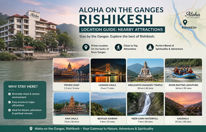 Aloha on the Ganges Rishikesh Location Guide: Nearby Attractions