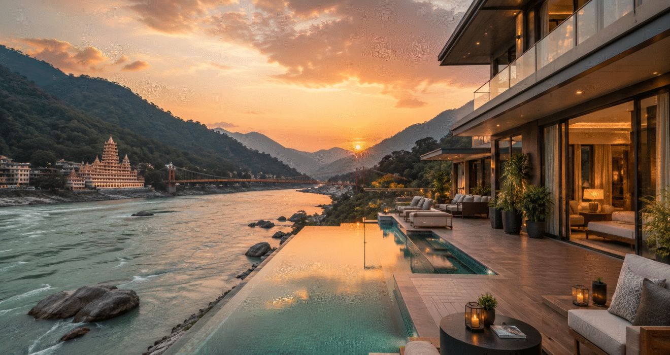 Book the Best Luxury Riverside Apartments & Resorts in Rishikesh